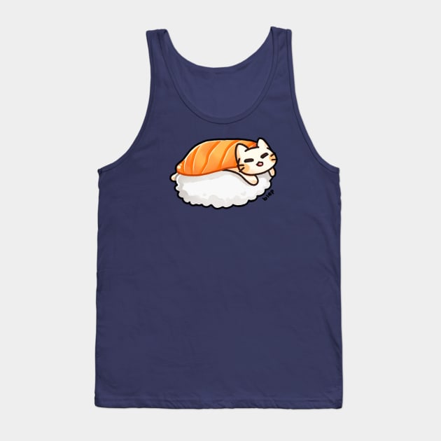 cat sushi blep Tank Top by mushopea